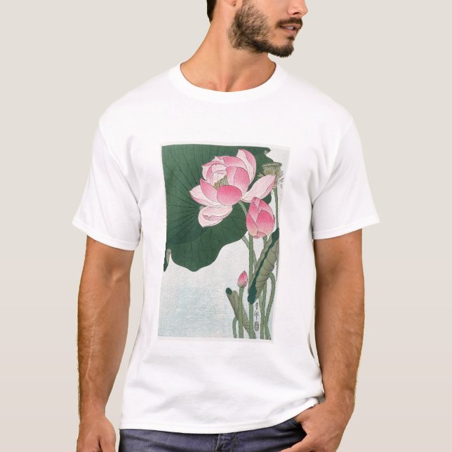 Camiseta Loto en flor (Anverso)