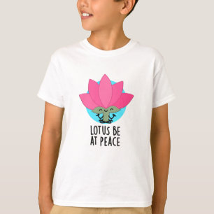 Camiseta Loto Esté En Paz Planta Divertida