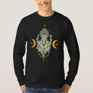 Camiseta Loto Ganesh Espiritual Divino Yoga Meditación Cons