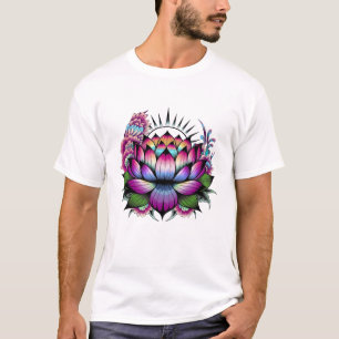Camiseta Loto - “Paz interior... o simplemente evitando cor