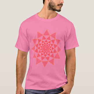 Camiseta loto rosado en rosa