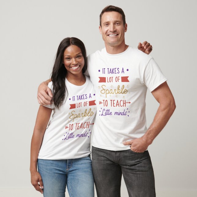 Camiseta Lots of Sparkle to Teach (Unisexo)