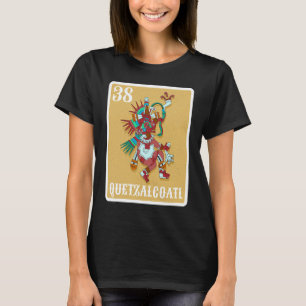 Camiseta Lottery mexicano Quetzalcoatl Gods Azteca México E