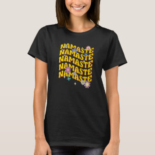 Camiseta Lotus Flower Namaste Yoga Retro Meditación 1