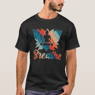 Camiseta Lotus Flower Yoga Breathe Meditation Peace Love W