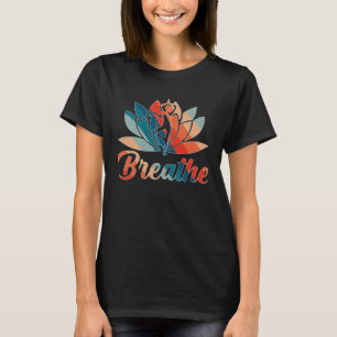 Camiseta Lotus Flower Yoga Breathe Meditation Peace Love W