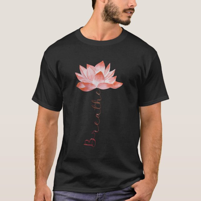Camiseta Lotus Flower Yoga Zen Meditation Namaste (Anverso)