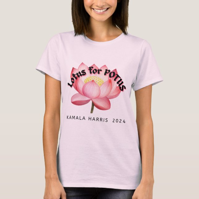 Camiseta Lotus para la elección de POTUS Harris (Anverso)