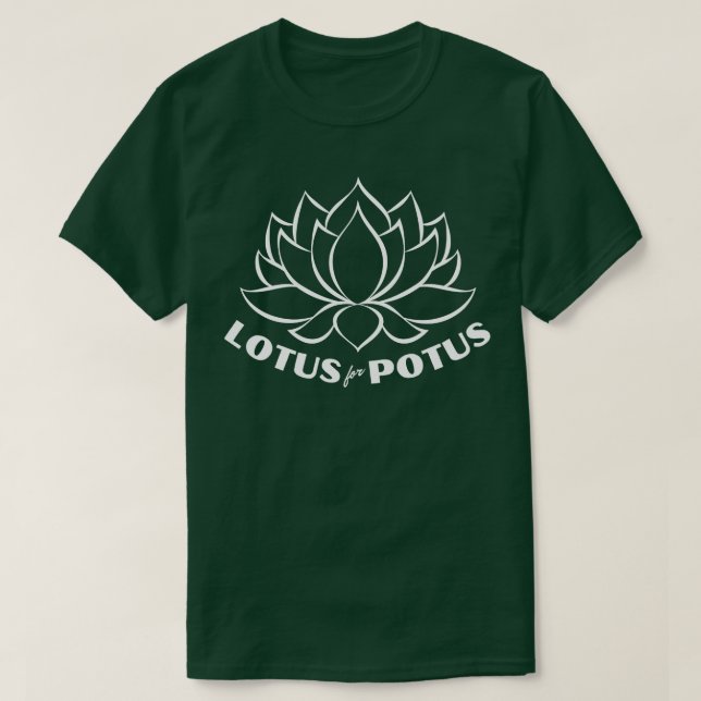 Camiseta Lotus para Potus Kamala 2024 (Diseño del anverso)