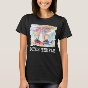 Camiseta Lotus Temple New Delhi India Bah Faith House Of Wo