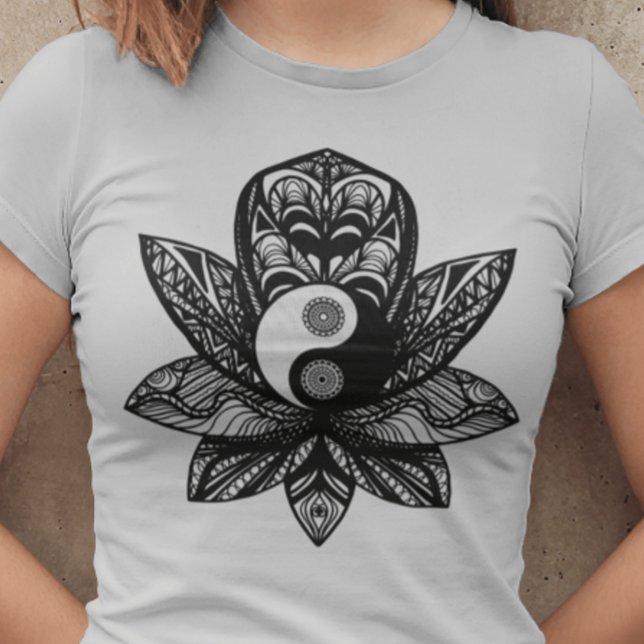 Camiseta Lotus Yin Yang (Subido por el creador)