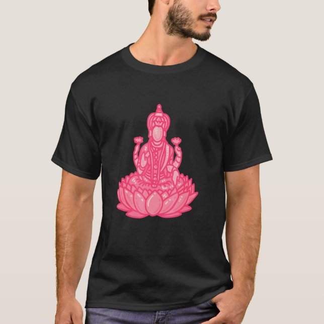 Camiseta Lotus Yoga Third Eye Isha Hindu Linga (Anverso)