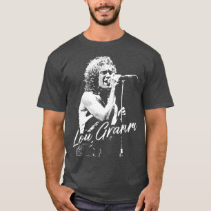 Camiseta Lou Gramm Retro Fan Art Design