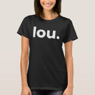 Camiseta LOU Louisville Kentucky Código de Aeropuerto Lista