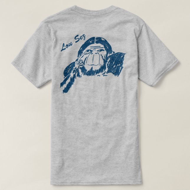 Camiseta Lou Sez (Reverso del diseño)