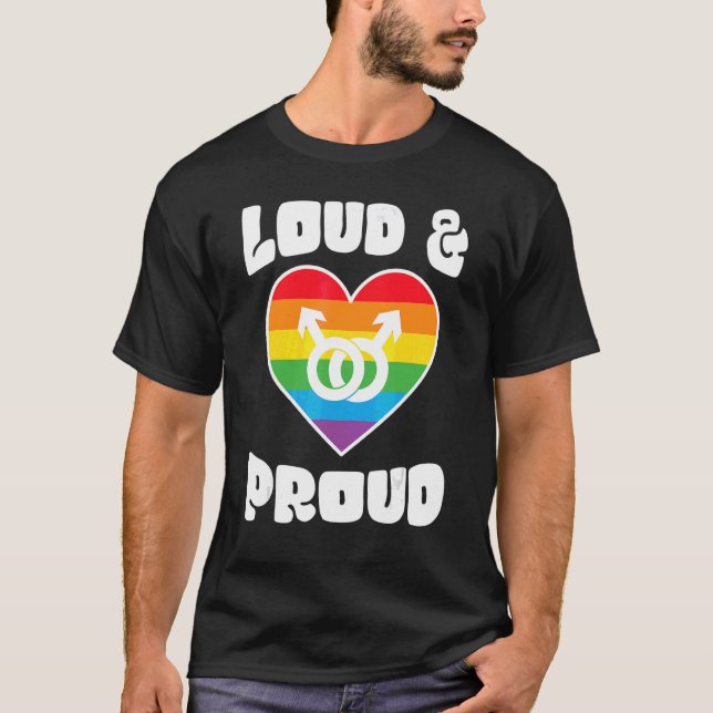 Camiseta Loud And Orud Lgbt Apparrel (Anverso)