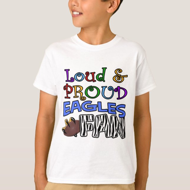 Camiseta Loud Eagle Fan Zebra (Anverso)