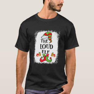 Camiseta Loud Elf Matching Family Funny Christmas Party Paj