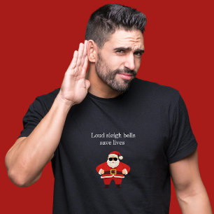 Camiseta Loud Sleigh Bells salva vidas de Navidades de moto