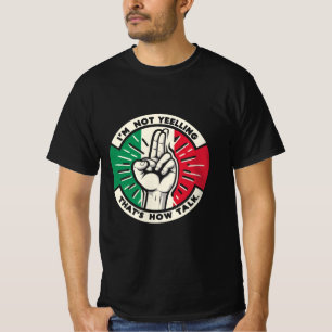 Camiseta Loud y Orgullo - Diseño del humor gesto de mano it