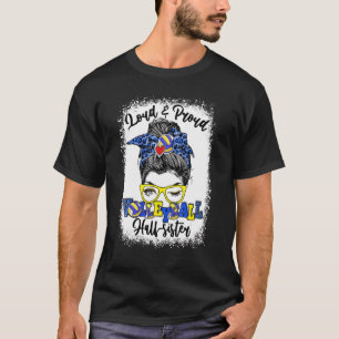 Camiseta Loud Y Orgulloso Voleibol De Mitad De Hermanas Mes