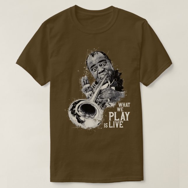 Camiseta louis armstrong (Diseño del anverso)