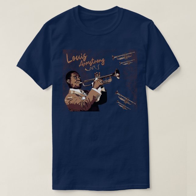 Camiseta Louis Armstrong 1 (Diseño del anverso)