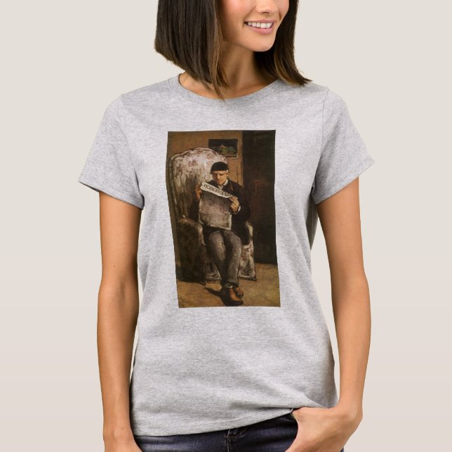 Camiseta Louis Auguste Cezanne Padre Del Artista Leyendo (Anverso)