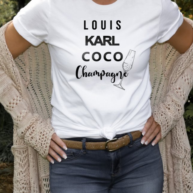 Camiseta Louis Karl Coco Champagne Statement (Subido por el creador)