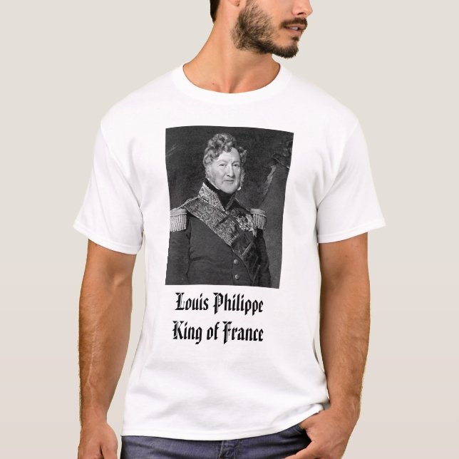 Camiseta Louis Phillippe, rey de Louis Felipe de Francia (Anverso)