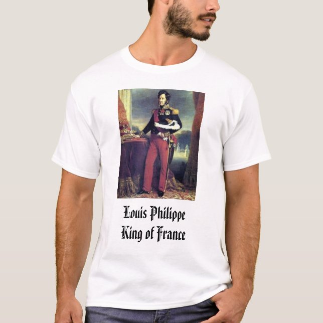Camiseta Louis Phillippe, rey de Louis Felipe de Francia (Anverso)