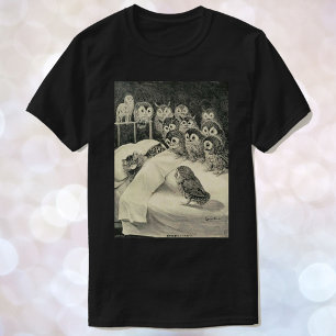 Camiseta Louis Wain Cat Nightmare Owls Women