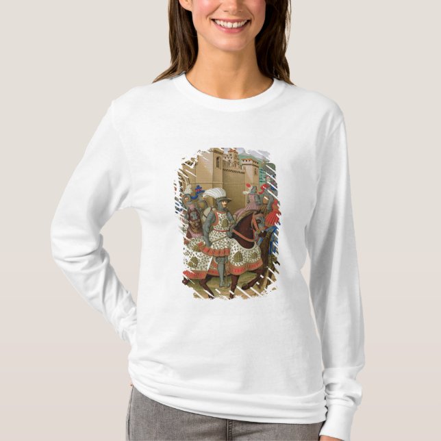 Camiseta Louis XII (1462-1515) que sale de Alexandría en el (Anverso)