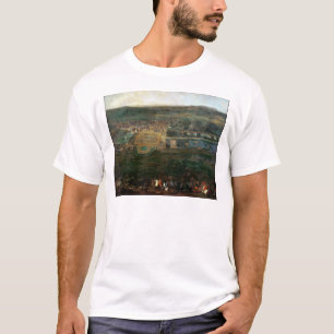 Camiseta Louis XIV que caza cerca del castillo francés de