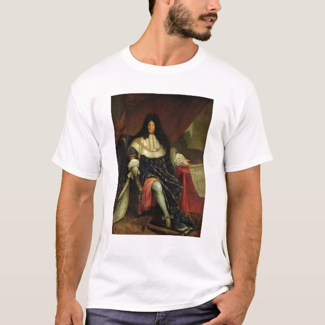 Camiseta Louis XIV que lleva a cabo un plan del Maison (Anverso)