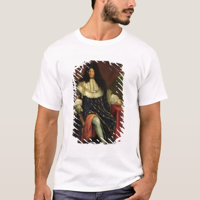 Camiseta Louis XIV que lleva a cabo un plan del Maison (Anverso)
