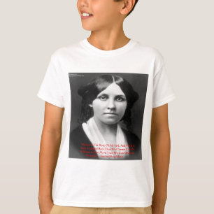 Camiseta Louisa May Alcott "Money Evil" Wisdom Cita Regalos