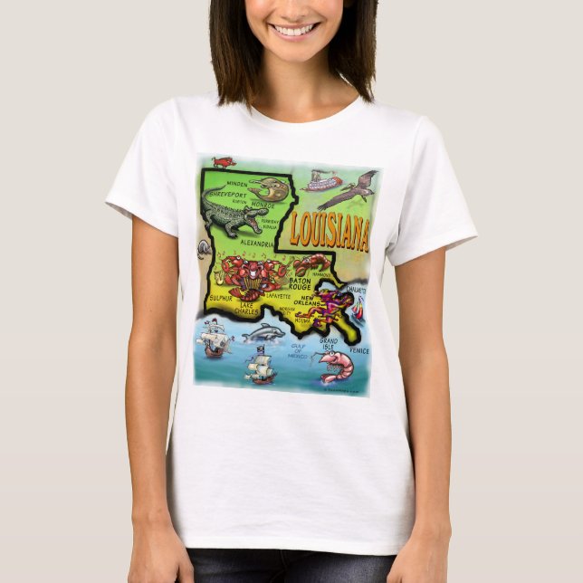 Camiseta Louisiana (Anverso)