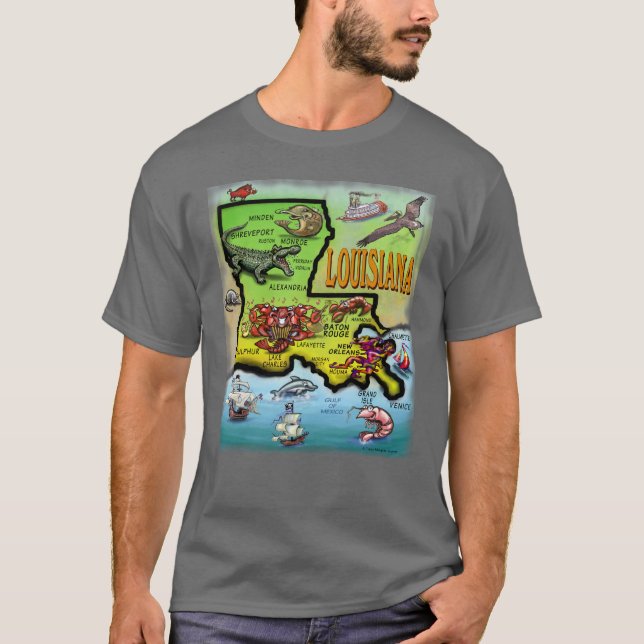 Camiseta Louisiana (Anverso)