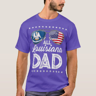 Camiseta Louisiana, 4 de julio, Día de los Padres Americano