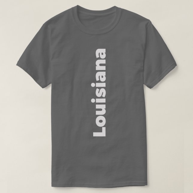 Camiseta Louisiana a un lado (Diseño del anverso)