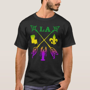 Camiseta Louisiana Arrow New Orleans Mardi Gras