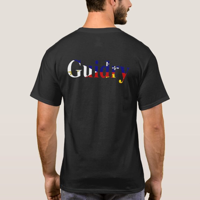 Camiseta Louisiana Bandera Acadiana Guiria Orgullo Cajún Co (Reverso)