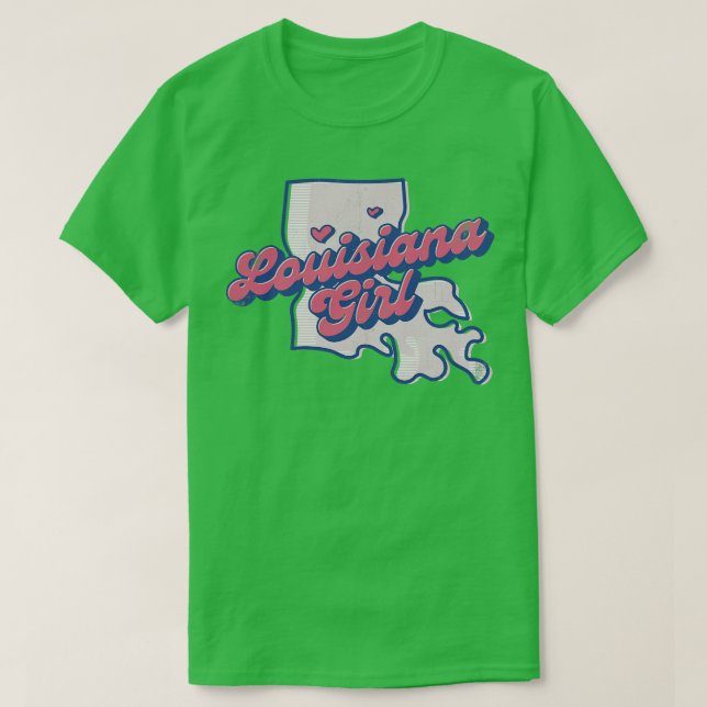 Camiseta Louisiana Chica TShirt (Diseño del anverso)