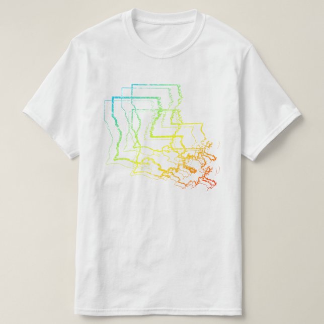 Camiseta louisiana chill blur (Diseño del anverso)