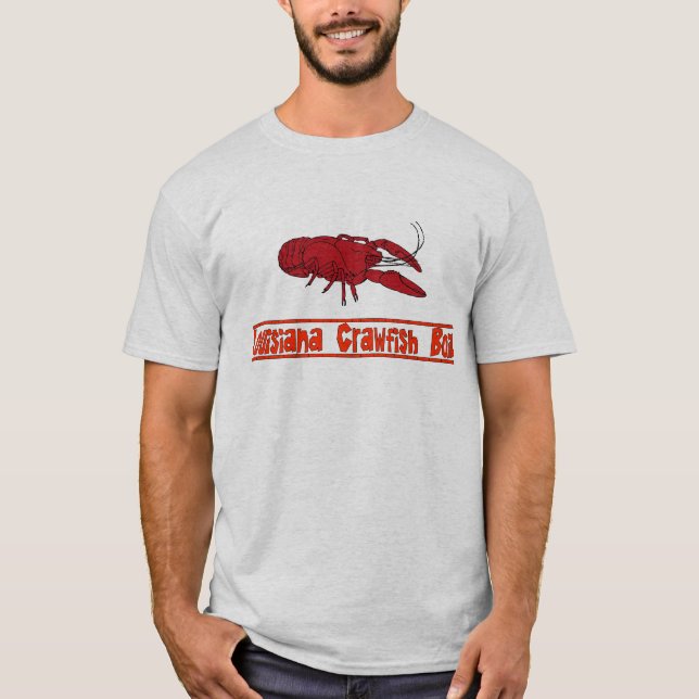Camiseta Louisiana Crawfish hierba (Anverso)