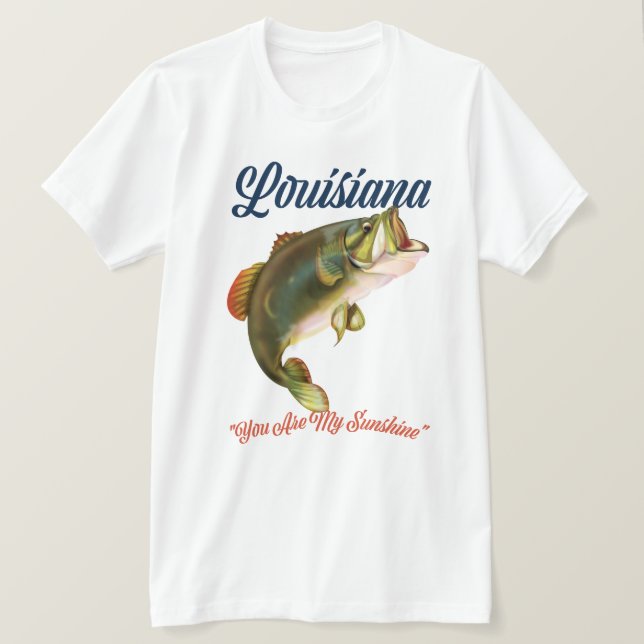 Camiseta Louisiana "eres mi Sunshine" (Anverso del diseño)