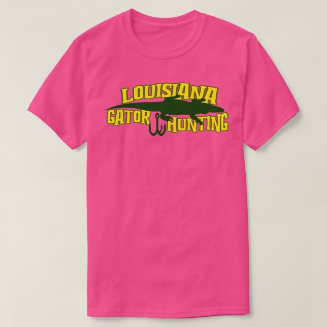 Camiseta LOUISIANA GATOR HUNTING TShirt (Diseño del anverso)