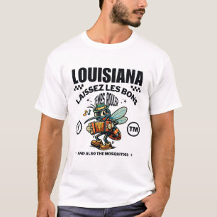 Camiseta Louisiana: música y mosquitos