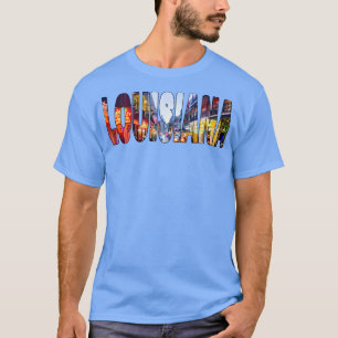 Camiseta LOUISIANA Nueva Orleans Estados Unidos Bourbon St 